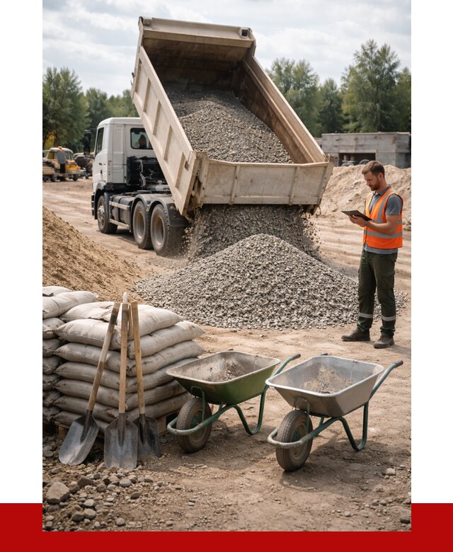 Доставка нерудных материалов в Россоши от 1244 руб. | ПРОНЕРУДРсс