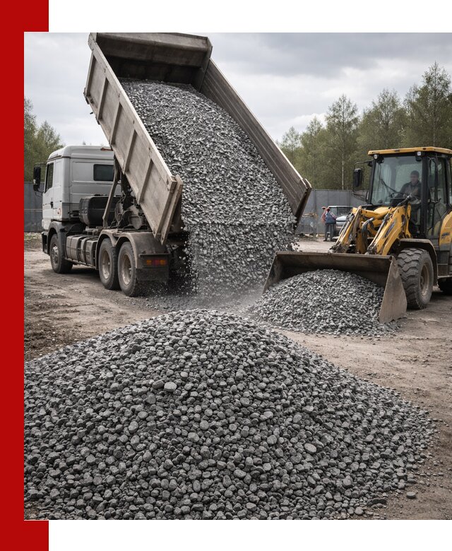 Доставка и продажа щебня гранитного в Россоши