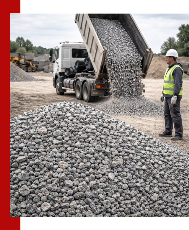 Доставка и продажа гранитного щебня фракции 5-20 в Россоши