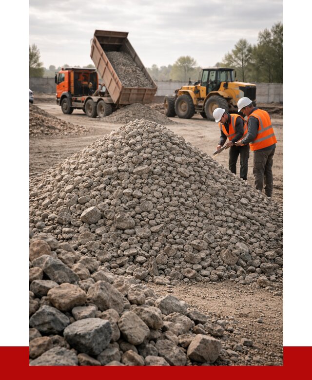 Гранитный щебень фракция 40-70 в Россоши от 2592 руб ПРОНЕРУДРсс