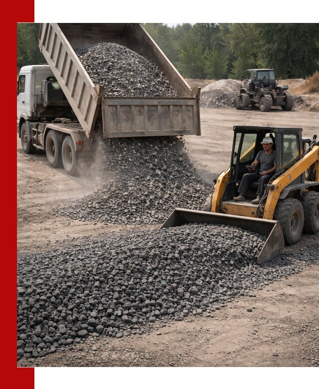 Гранитный щебень фракция 40-70 с доставкой в Россоши