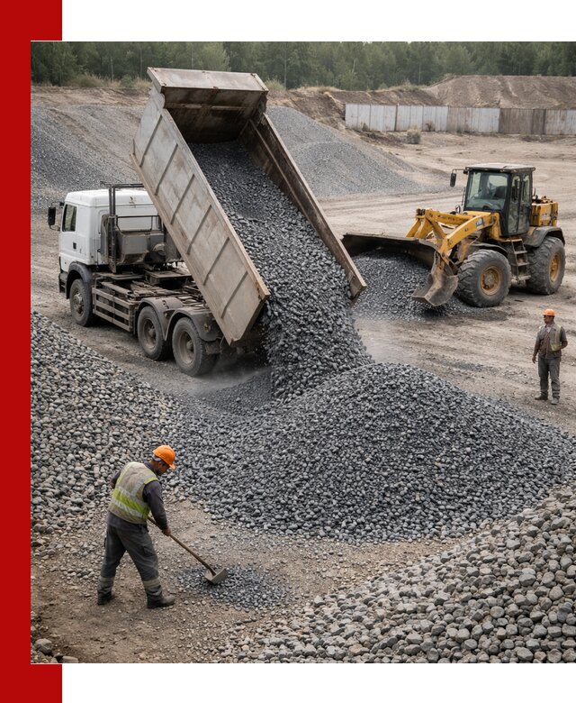 Щебень габбро-диабаз фр. 5-20 с доставкой в Россоши