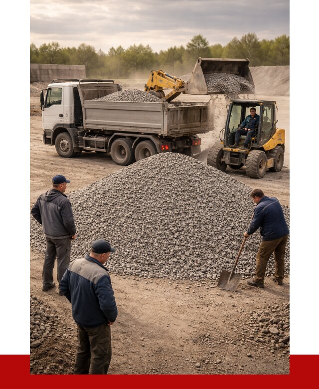 Гравийный щебень фракция 5-20 в Россоши от 2489 р. ПРОНЕРУДРсс