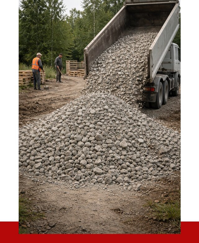 гравийный щебень фракция 70-120 в Россоши от 2540 р. ПРОНЕРУДРсс