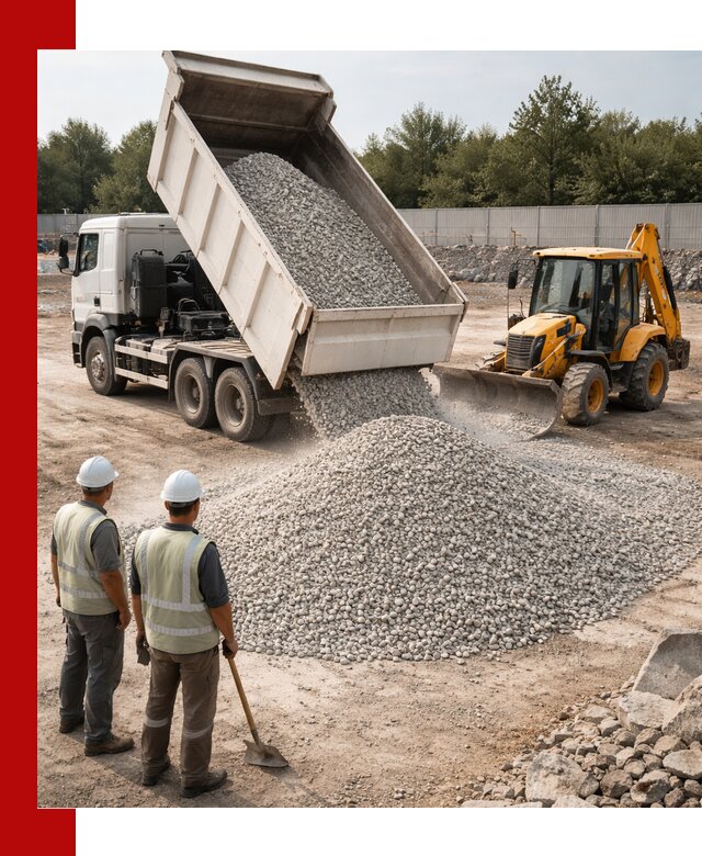 Купить известняковый щебень фракции 5–10 мм с доставкой в Россоши
