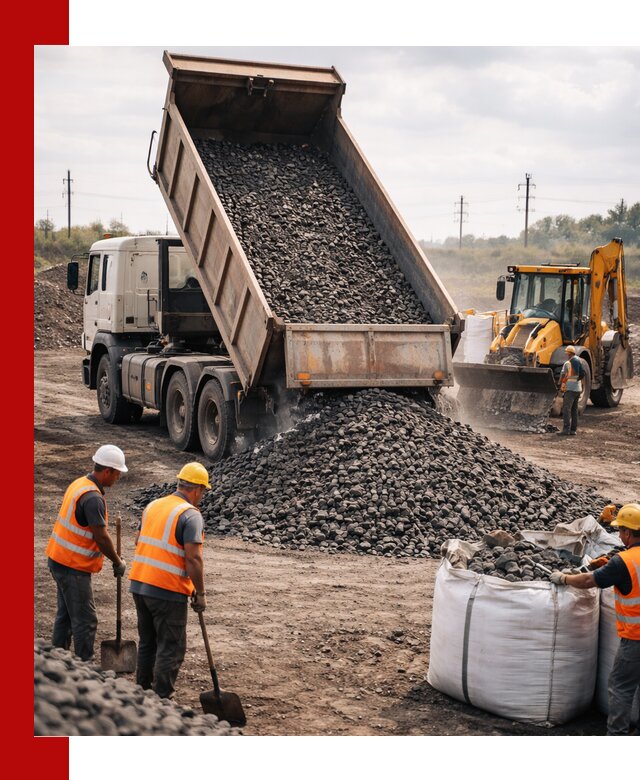 Шлаковый щебень фракция 40-70 с доставкой в Россоши