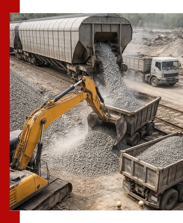 Доставка железнодорожного щебня в Россоши крупными партиями быстрого отгруза