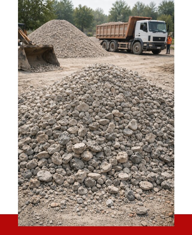 Вторичный щебень фракция 20-40 в Россоши от 2281 р ПРОНЕРУДРсс