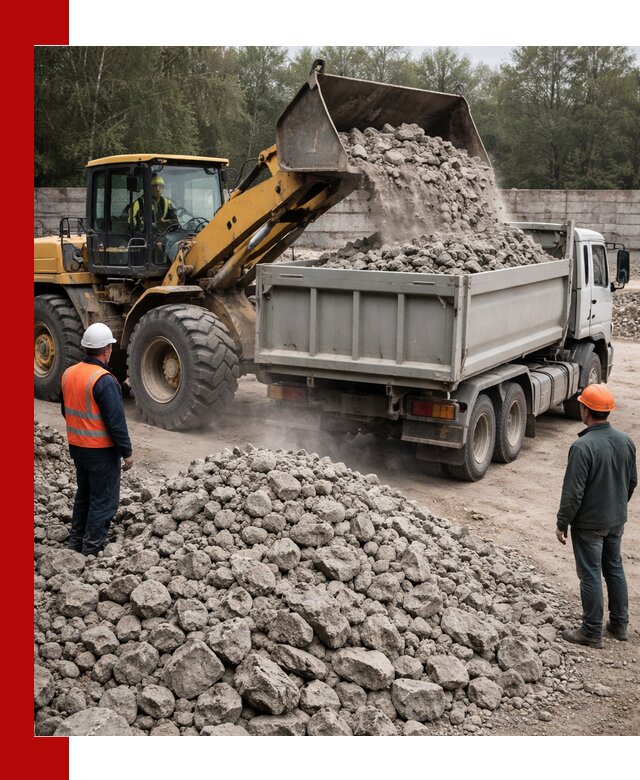 Вторичный щебень фракция 70–150 в Россоши с доставкой