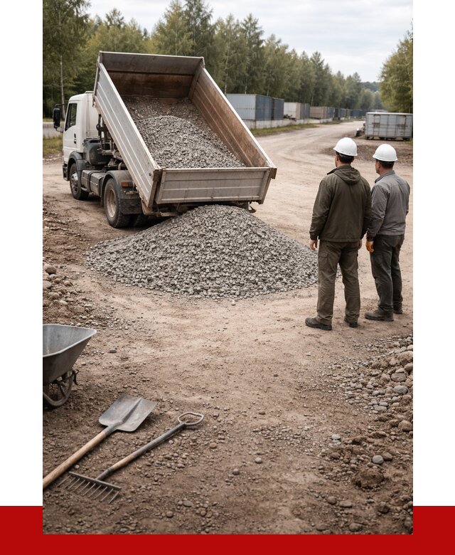 Бетонный щебень фракция 5-20 в Россоши от 3318 р., ПРОНЕРУДРсс