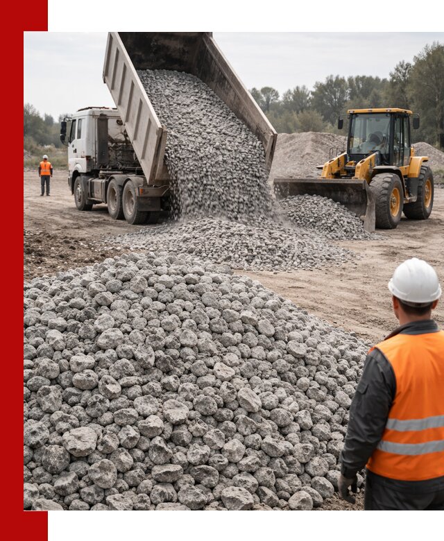 Доставка бетонного щебня фракции 20-40 в Россоши