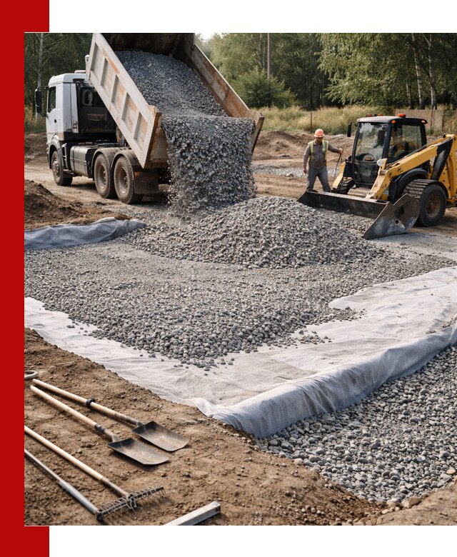 Щебень для фундамента с доставкой в Россоши