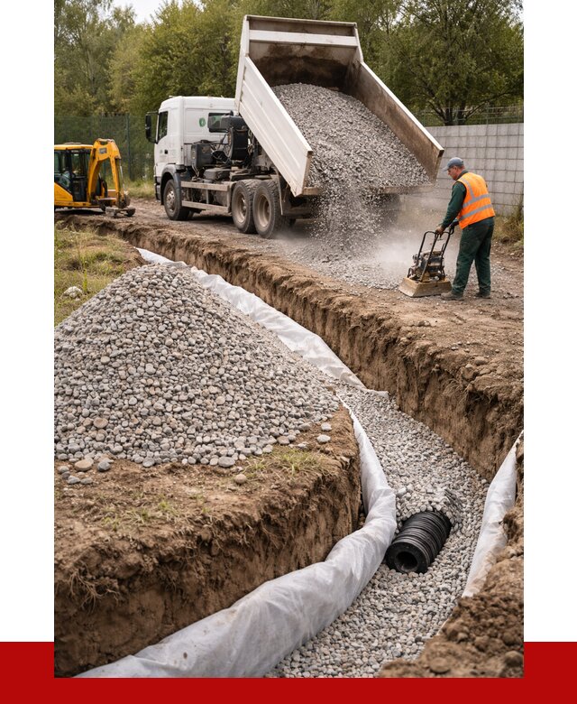 Щебень для дренажа в Россоши от 1918 р., ПРОНЕРУДРсс доставка