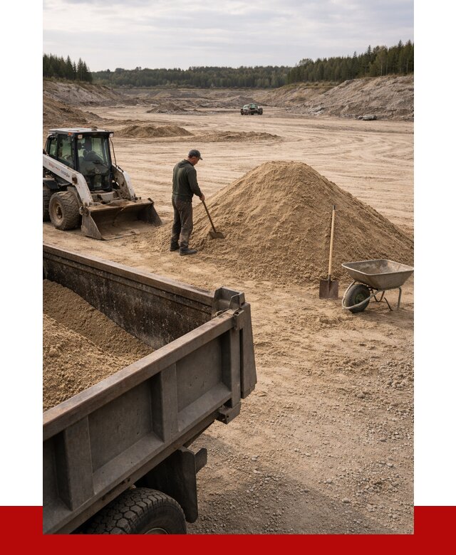 Карьерный песок среднезернистый в Россоши, от 2281 р. ПРОНЕРУДРсс