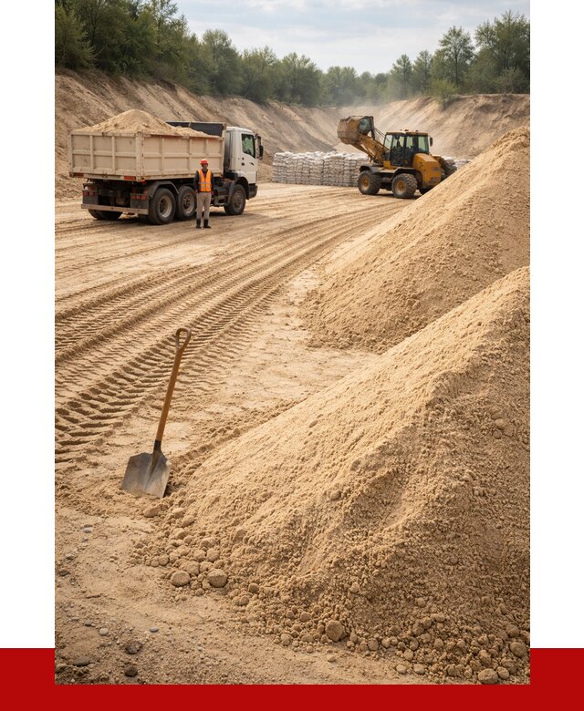 Карьерный песок мелкозернистый в Россоши от 9332 р. | ПРОНЕРУДРсс