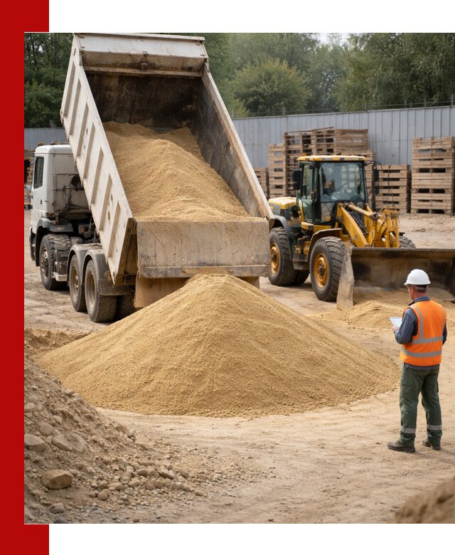 Доставка карьерного мелкозернистого песка в Россоши