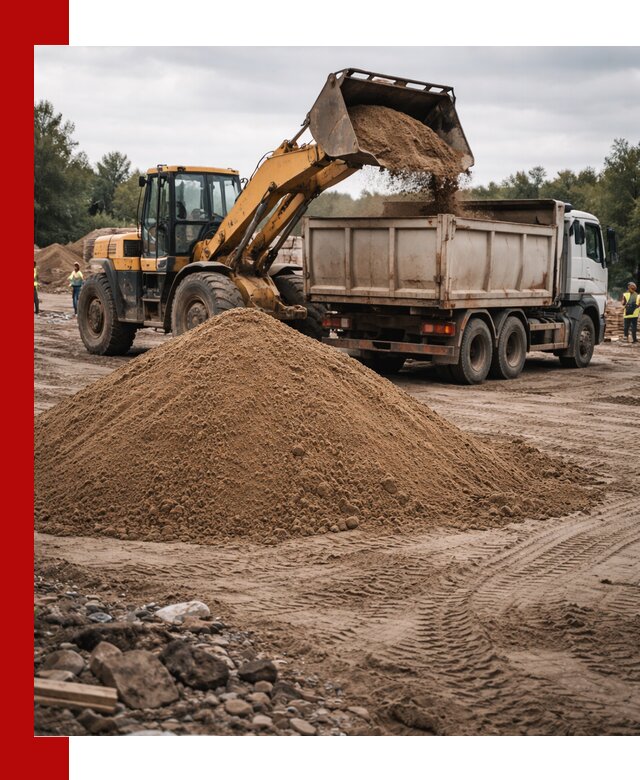 Доставка речного песка навалом в Россоши быстро и выгодно