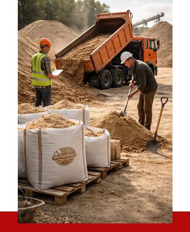 Строительный песок в Россоши от 2281 р. с доставкой, ПРОНЕРУДРсс