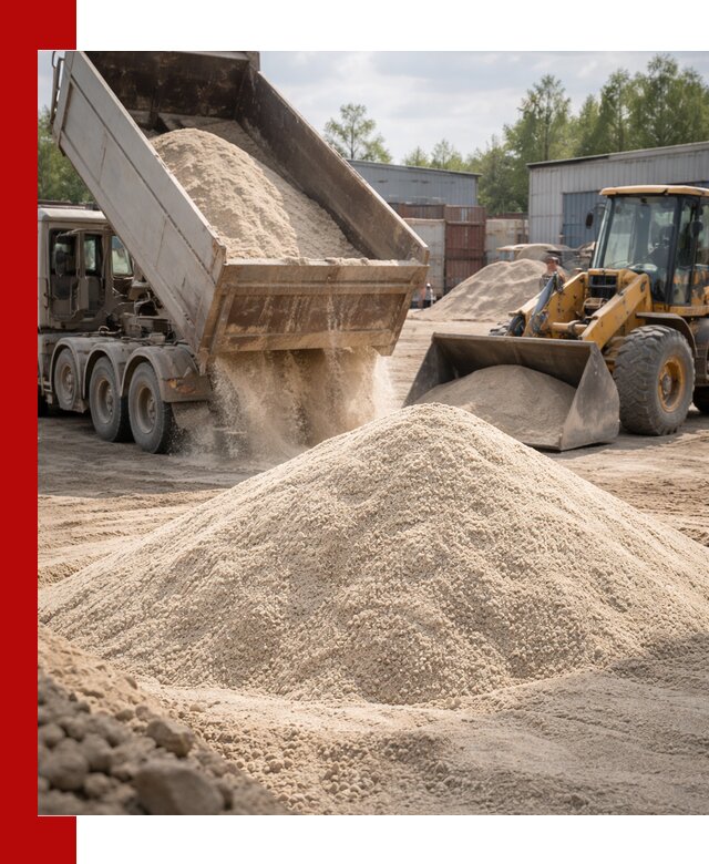 Кварцевый песок с доставкой в Россоши для строительных работ