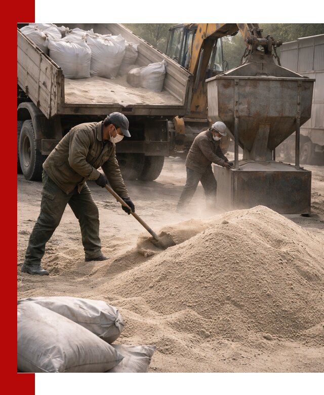 Кварцевый песок для пескоструя в Россоши — доставка и качество