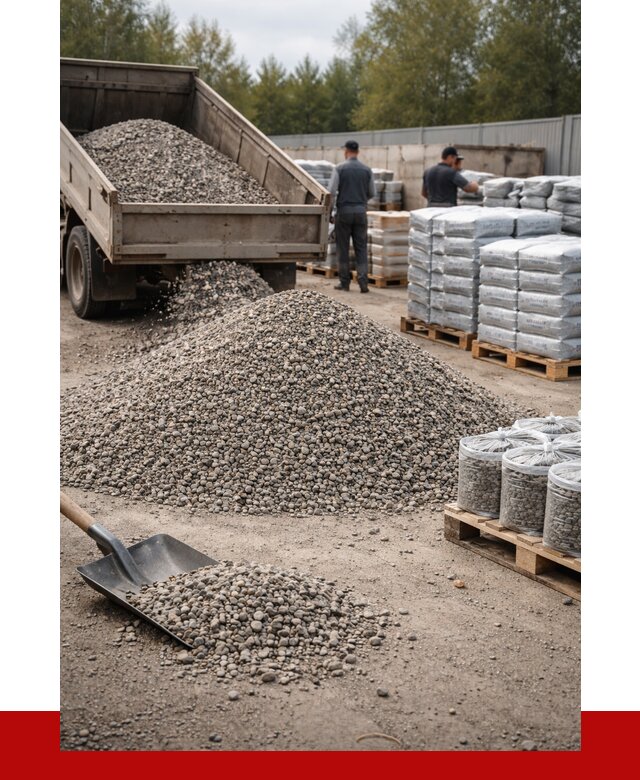Гравий фракция 5-20 в Россоши купить от 2385 р. ПРОНЕРУДРсс