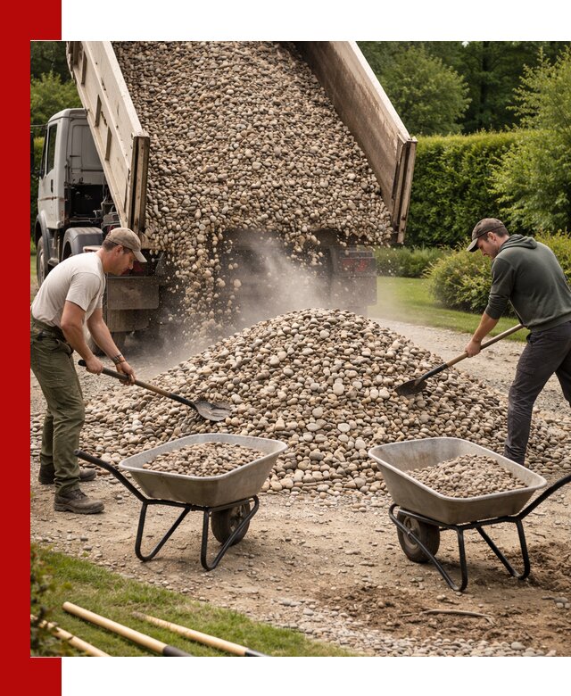 Доставка и продажа декоративной гальки в Россоши