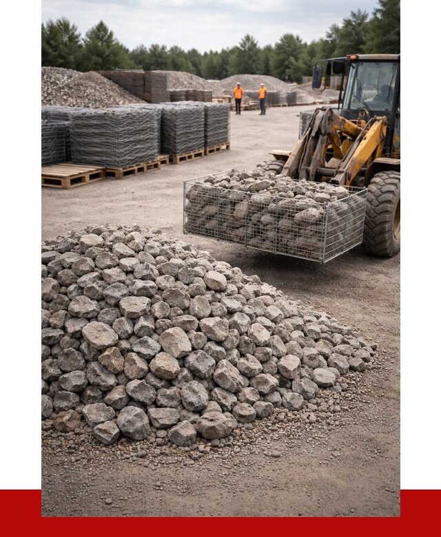 Камень для габионов фракция 70-150 в Россоши от 4355 р. | ПРОНЕРУДРсс