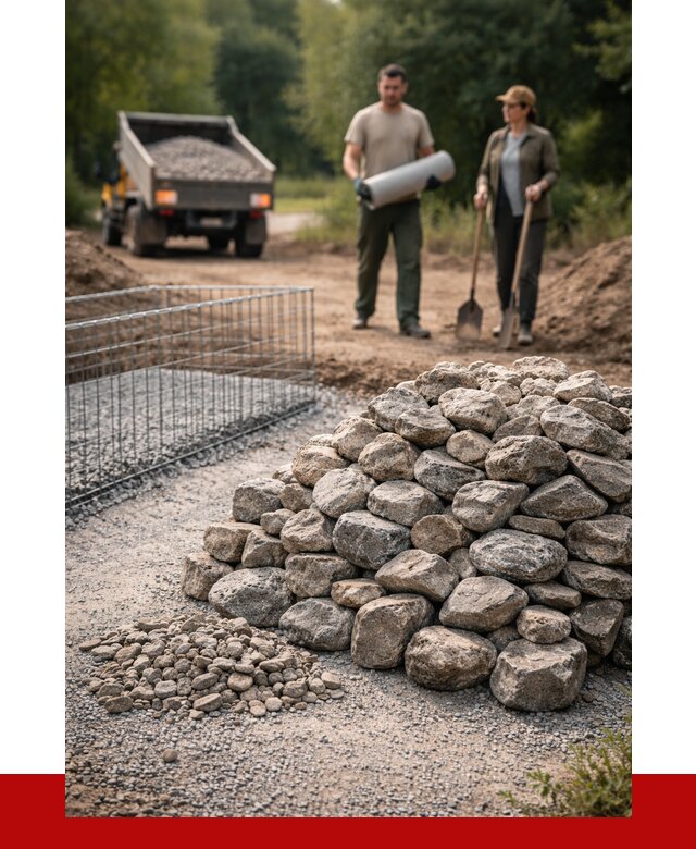 Камень для габионов фракция 100-200 в Россоши от 4977 р. | ПРОНЕРУДРсс