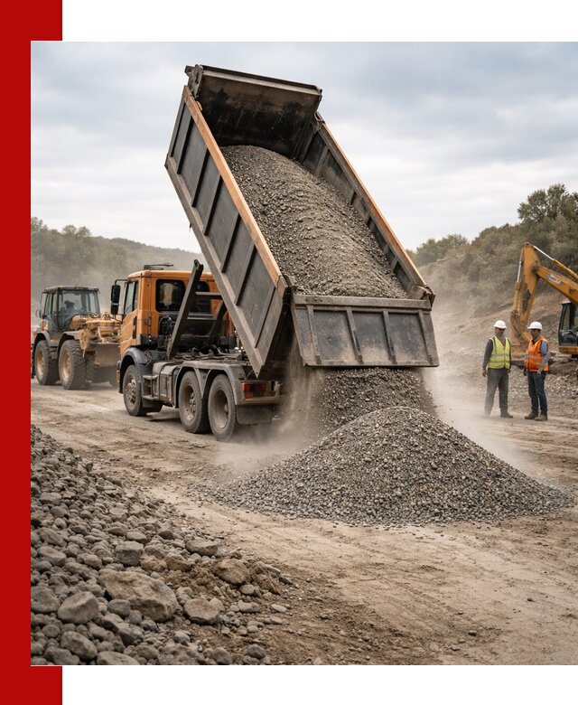 Щебёночно-песчаная смесь ЩПС С1 с доставкой в Россоши