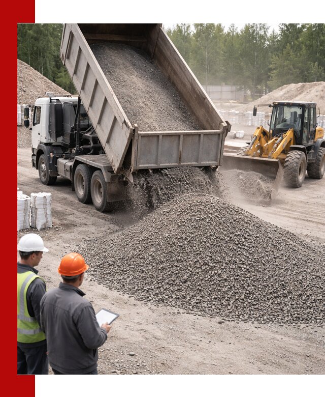 Доставка и продажа гранитного отсева 0-10 в Россоши