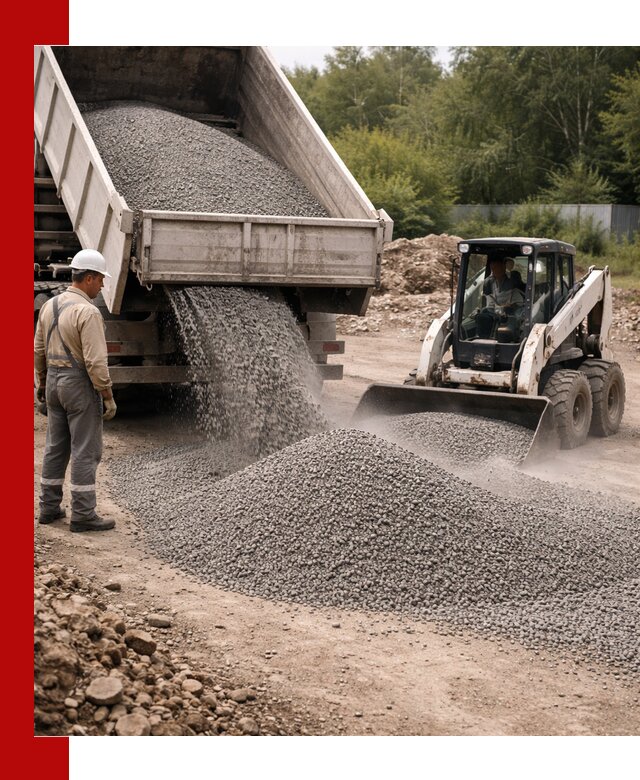 Доставка гравийного отсева 0-5 в Россоши оптом и в розницу