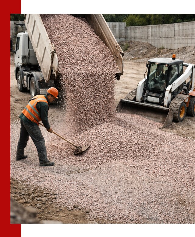 Крошка розовый гранит с доставкой в Россоши от производителя