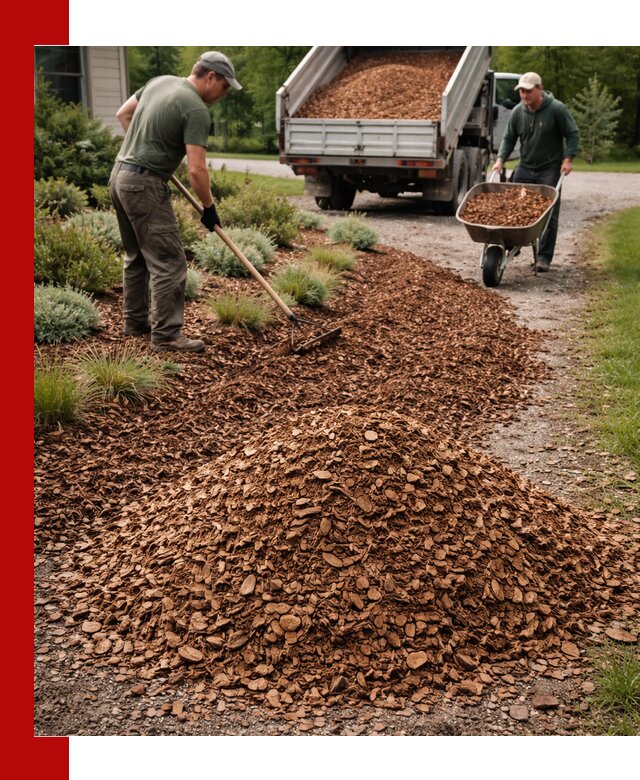 Крошка для мульчирования с доставкой в Россоши