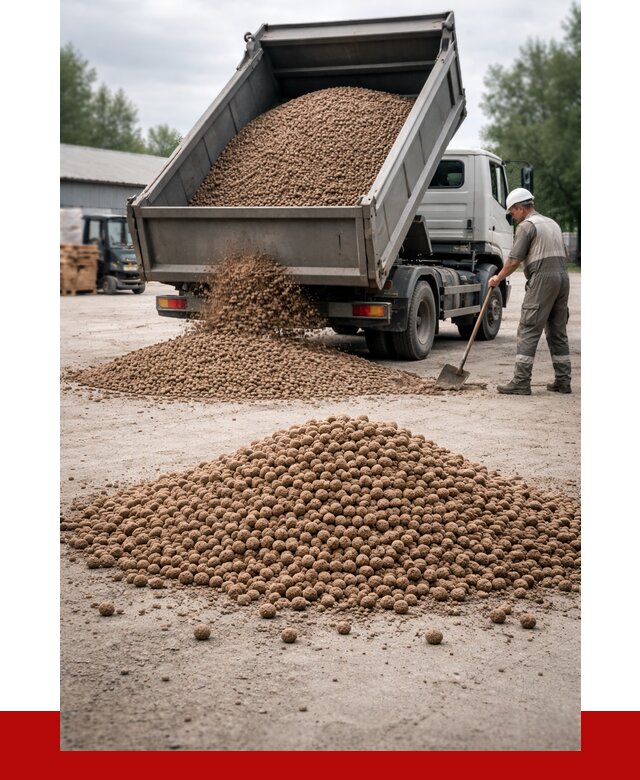 Керамзит с доставкой в Россоши от 4355 р. за м3 | ПРОНЕРУДРсс