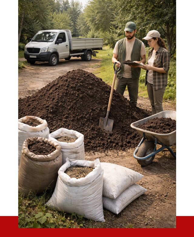 Купить грунт с доставкой в Россоши от 4666 р. за м3 | ПРОНЕРУДРсс