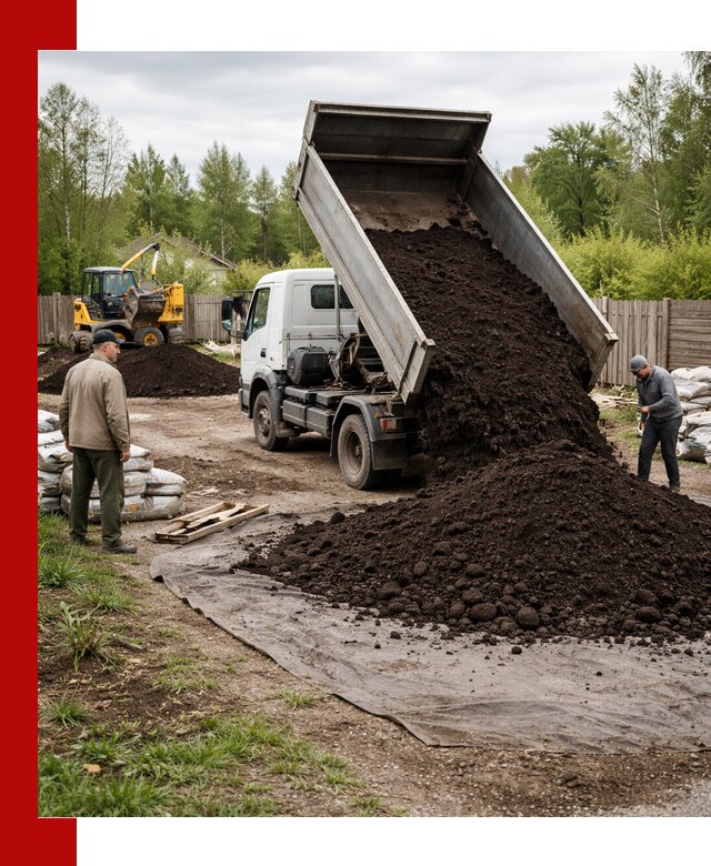 Доставка качественного почвогрунта в Россоши оптом и в розницу