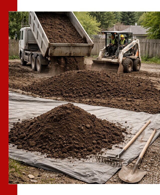 Грунт для отсыпки участка с доставкой в Россоши