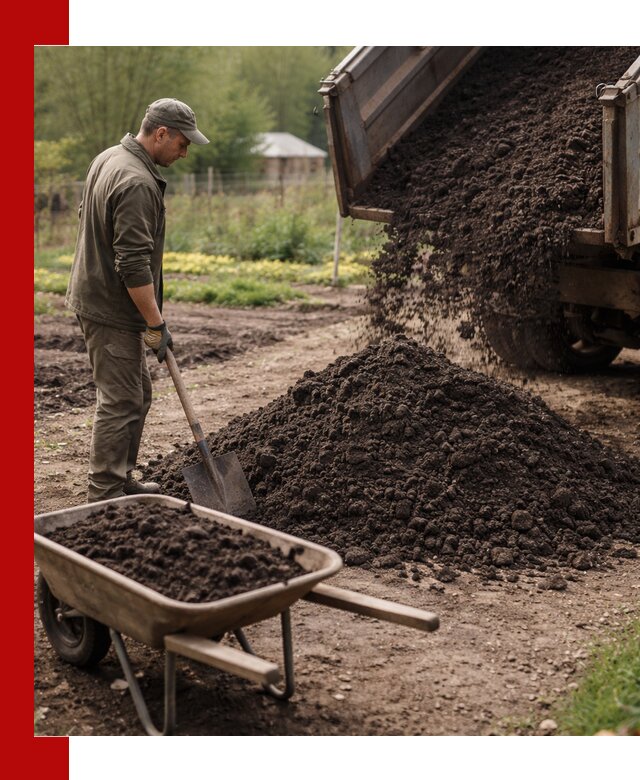 Доставка качественной земли для огорода в Россоши