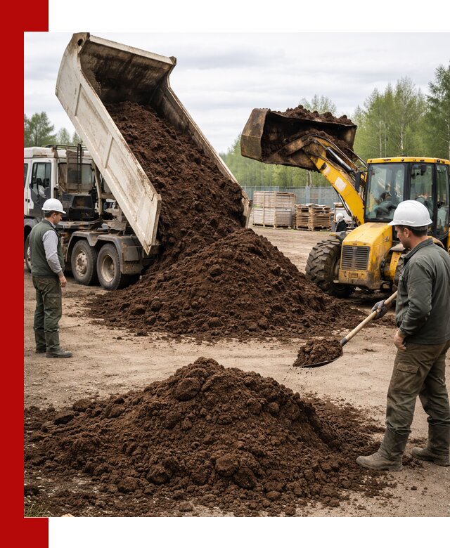 Доставка торфа оптом и в мешках в Россоши