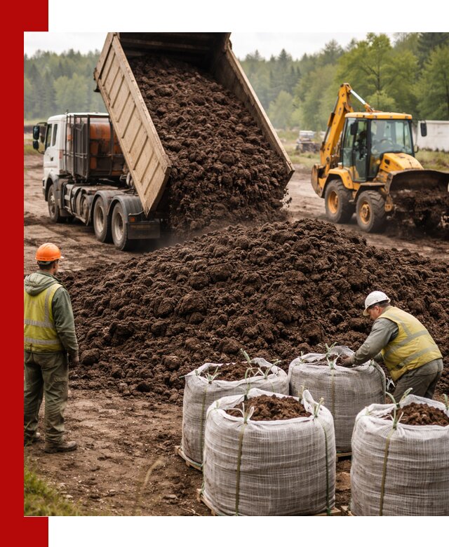 Доставка нейтрального торфа в Россоши оптом и в розницу