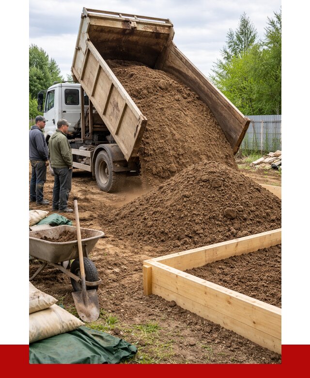 Торфо песчаная смесь в Россоши с доставкой от 1918 р. | ПРОНЕРУДРсс