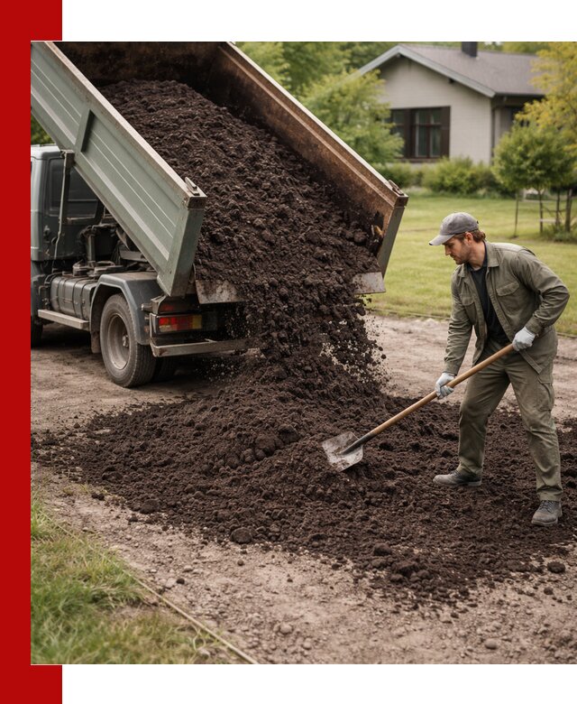 Чернозем для газона с доставкой в Россоши быстро и качественно