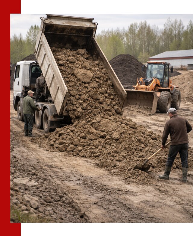 Доставка глин и суглинков в Россоши оптом и вкрай