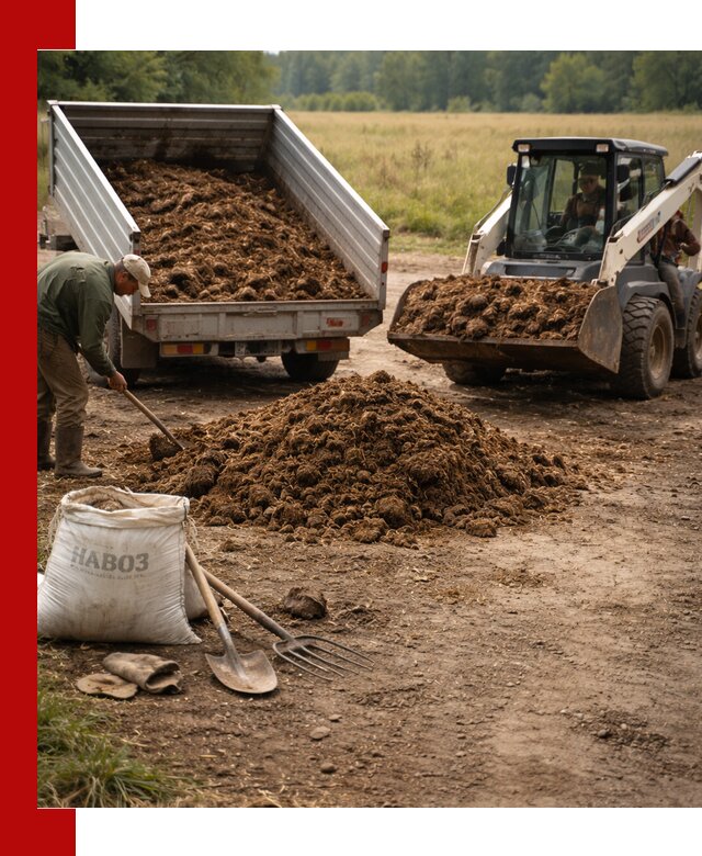 Доставка конского навоза в Россоши с разгрузкой и доставкой на объект