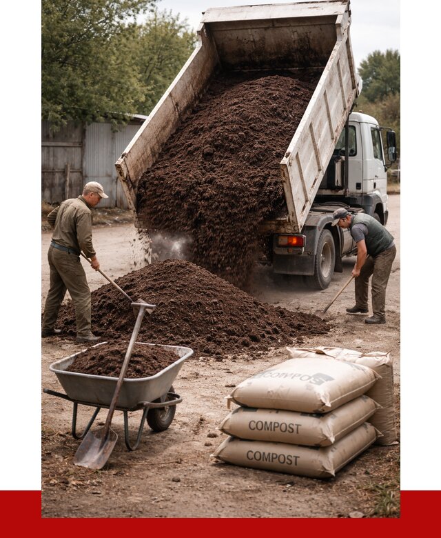 Купить компост в Россоши от 4355 р. за куб с доставкой | ПРОНЕРУДРсс