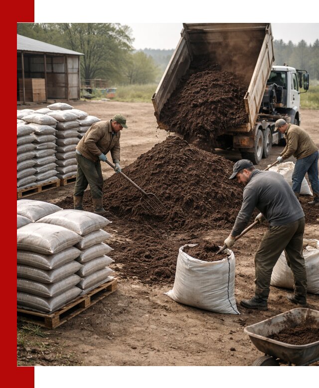 Доставка компоста оптом и в розницу в Россоши