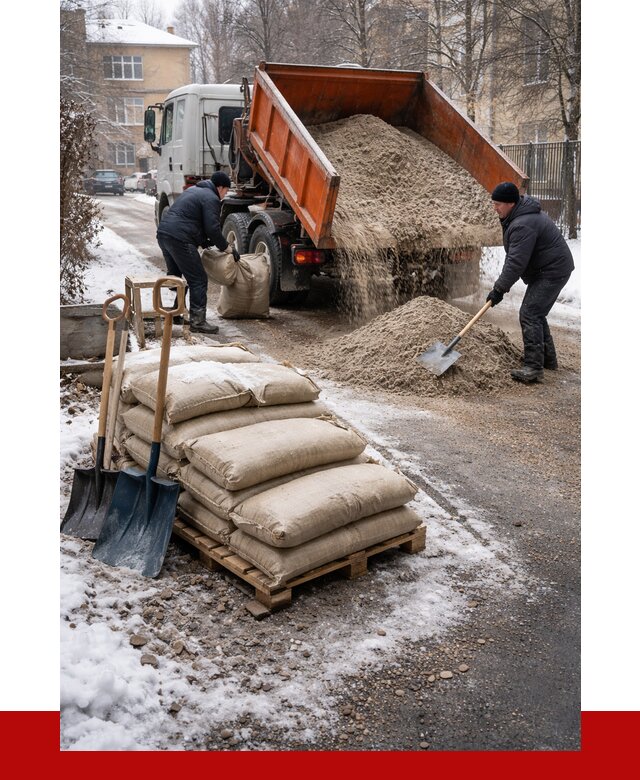 Противогололедные материалы оптом в Россоши от 4355 р. | ПРОНЕРУДРсс