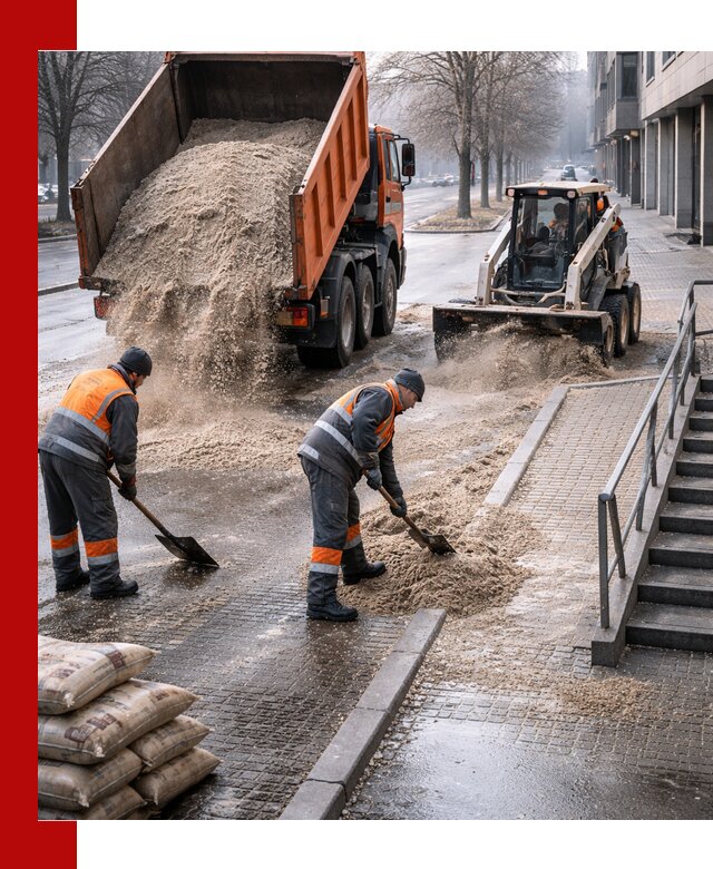 Поставка противогололедных материалов в Россоши