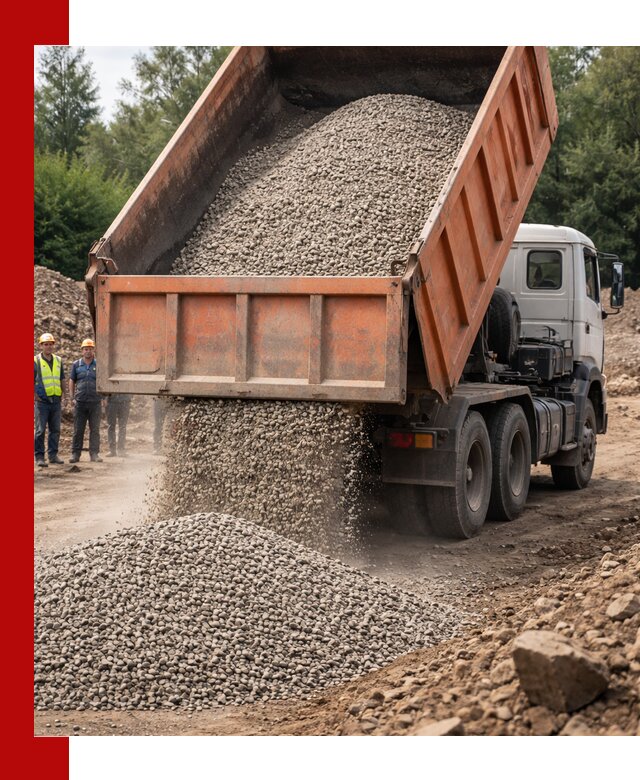 Доставка сыпучих материалов самосвалом в Россоши быстро и надежно