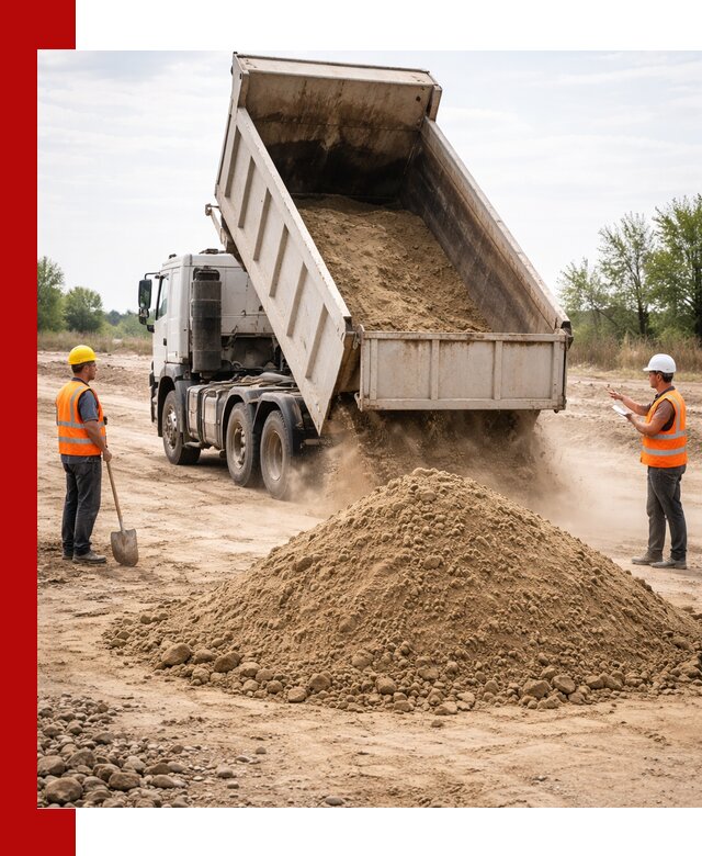 Доставка самосвалом 15 кубов в Россоши за город и по городу